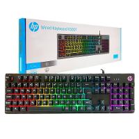 Teclado Gamer Hp K500F, Usb, Membrana, Led Rgb, Abnt2, Preto - 1