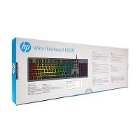 Teclado Gamer Hp K500F, Usb, Membrana, Led Rgb, Abnt2, Preto