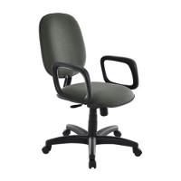 Cadeira Diretor Para Escritório Com Braços Linha Uno Cinza - 1