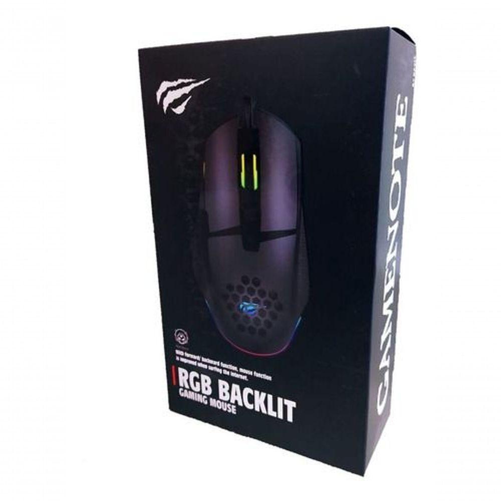 Mouse Gamer Com 8 Botões Rgb Cor Preto - 3