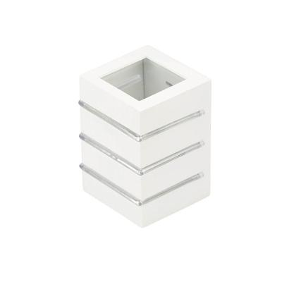 Arandela Flip 3 Aletas 2 Fachos 1xg9 - Blumenau Branco