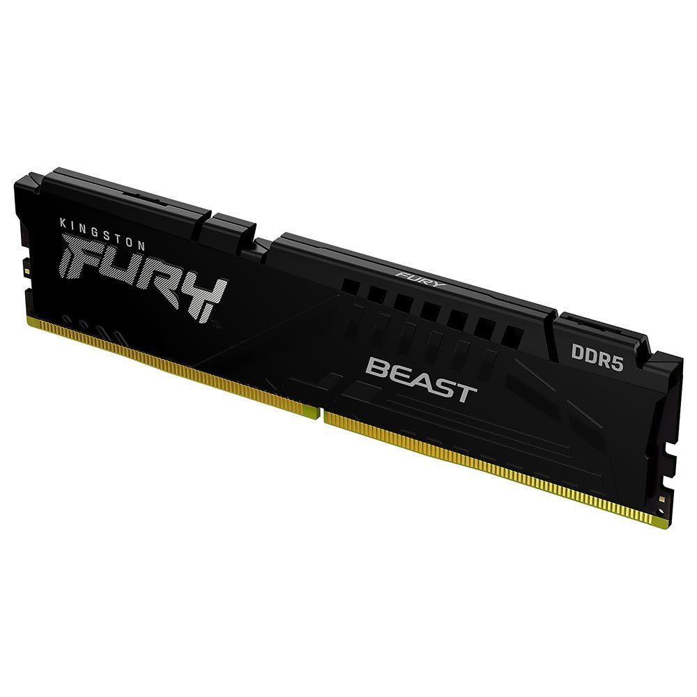 Memória Ram Kingston Fury Beast Ddr5 8gb 5600mhz - Preto (kf556c40bb-8) - 3
