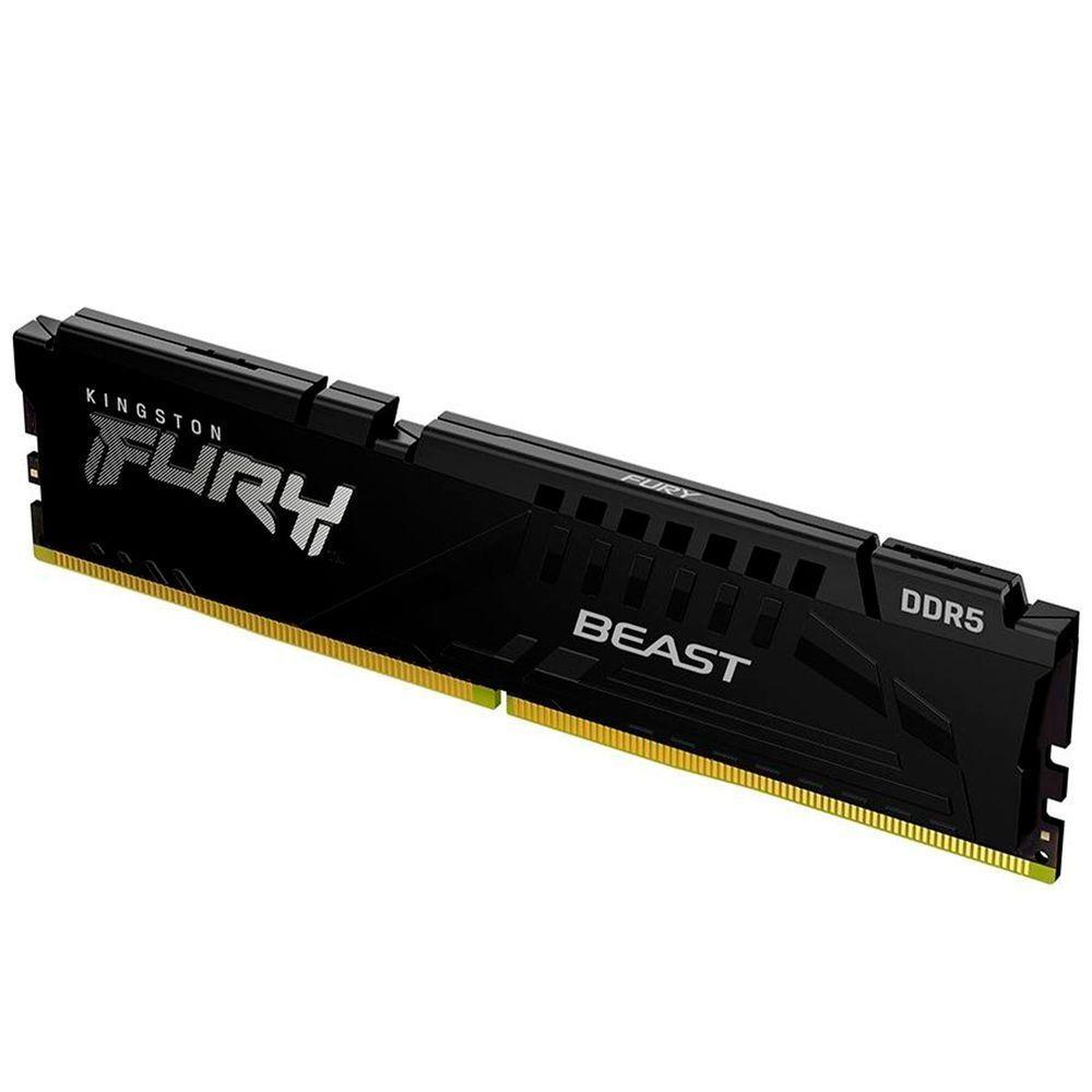 Memória Gamer Kingston Fury Beast, 16gb, Ddr5, 5200mhz, Cl40 - Kf548c38bb-16 - 3