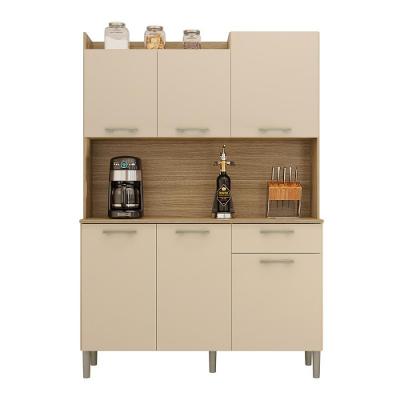 Kit De Cozinha 1 Gaveta E 6 Portas Dora Freijó Vanila
