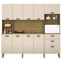 Kit De Cozinha Com 9 Portas E 2 Gavetas Budapeste Vanilla - 1