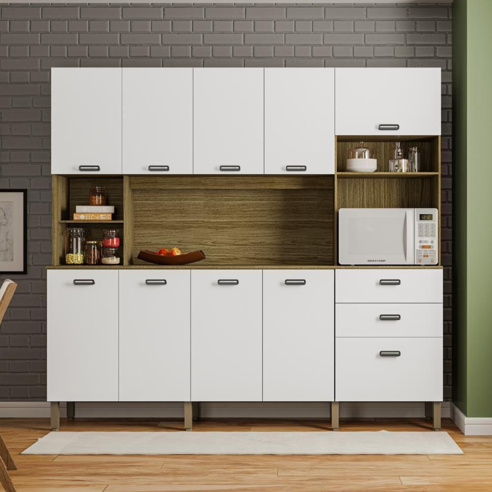 Kit De Cozinha Com 9 Portas E 2 Gavetas Budapeste Supremo - 4