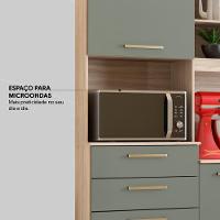 Cozinha Compacta 6 Portas 2 Gavetas Selecta 96211 Avena Menta Demobile Avena Menta - 3