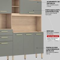 Cozinha Compacta 6 Portas 2 Gavetas Selecta 96211 Avena Menta Demobile Avena Menta - 10