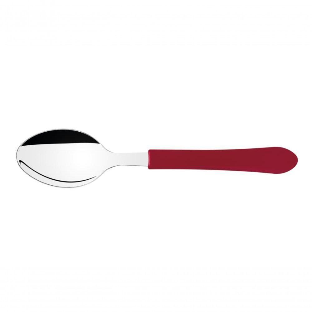 Kit 24 Colher De Mesa Inox Vermelho Leme Tramontina - 1