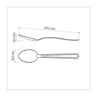 Kit 6 Colher De Mesa Em Aço Inox Tramontina Búzios - 6