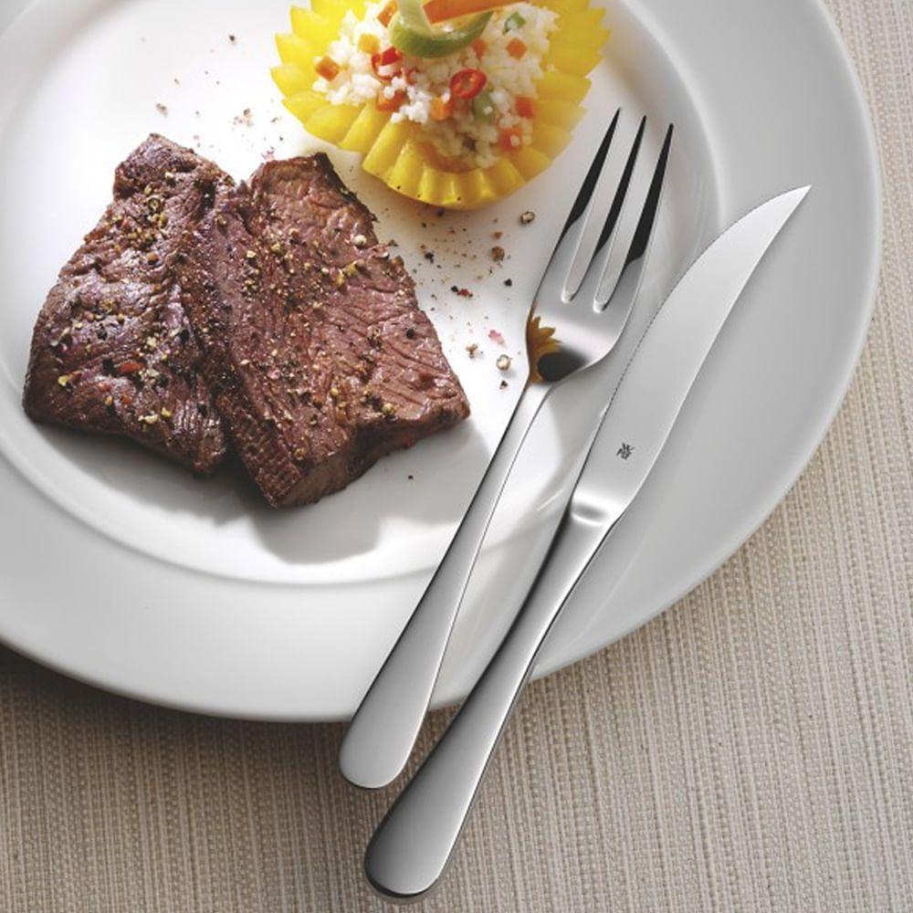 Conjunto De 12 Talheres Para Carne Em Aço Inox Servier Bistro Wmf - 2