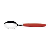 Kit 6 Colher Mesa Tramontina Ipanema Inox Vermelho