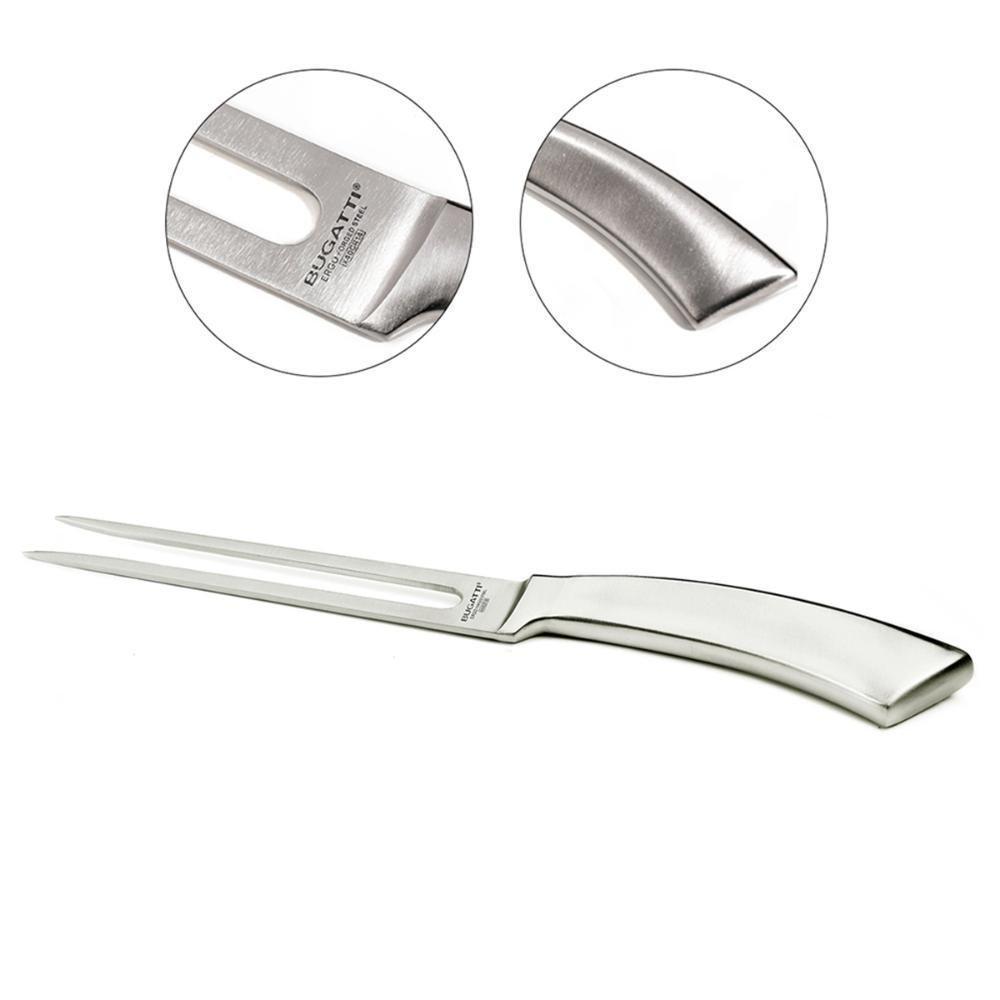 Garfo Profissional Para Servir Carne Churrasco Ergo Bugatti - 3