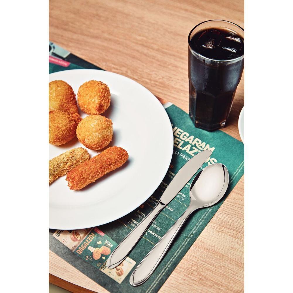 Kit 24 Colher De Mesa Tramontina Laguna Em Aço Inox - 2