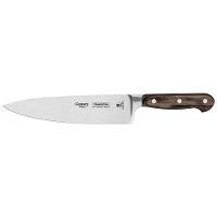 Faca Chef Tramontina Century Wood Com Lâmina Em Aço Inox E Cabo De Madeira Tratada Castanho 8 Polegada - 1