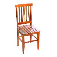 Cadeira Mineira Madeira Maciça Com Pátina - 1