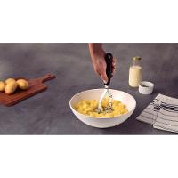 Amassador De Batatas E Feijão Utilitá Em Aço Inox Com Cabo De Polipropileno Preto - 3