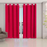 Cortina Blackout Pvc Com Tecido Voil Xadrez 2,80 M X 2,30 M - Pink. - 1
