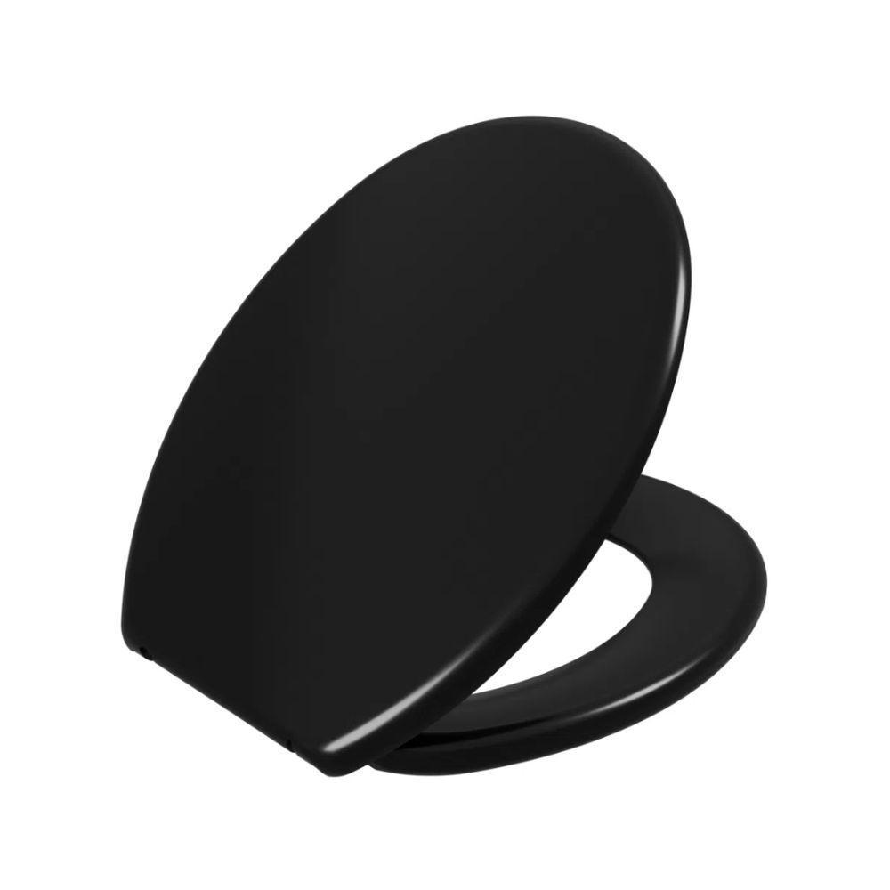 Assento Sanitário Soft - Astra Preto - 1