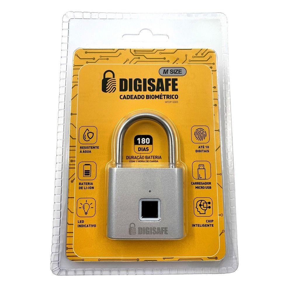 Cadeado Com Biometria Digisafe - Modelo Dp-sg03 - 6