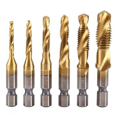 Kit Com 6 Brocas Para Abrir Rosca Macho M3 M4 M5 M6 M8 M10