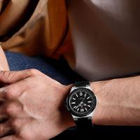 Relógio De Pulso De Quartzo Masculino Design Esportivo Impermeável Preto - 2