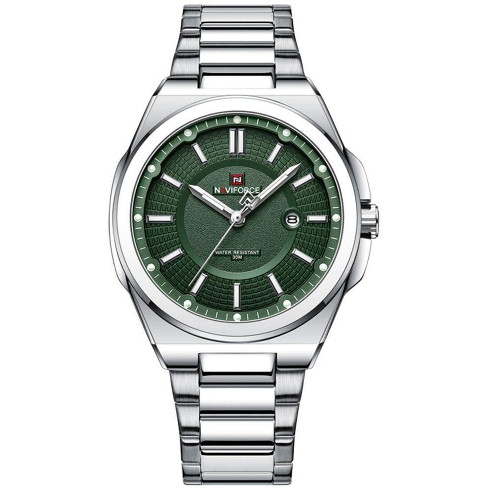 Relógio De Pulso Masculino Analogico Design Casual á Prova D\'água Verde - 1