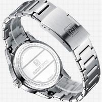 Relógio De Pulso Masculino De Quartzo Em Aço Inoxidável Impermeável Azul