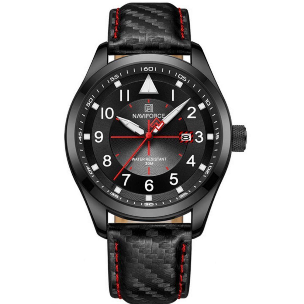 Relógio Esportivo Masculino Quartzo Casual à Prova D \'água Preto - 1