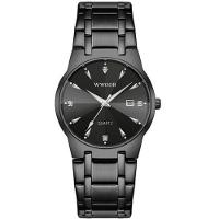 Relógio De Pulso Masculino De Quartzo Com Data Automatica á Prova D'água Preto - 1