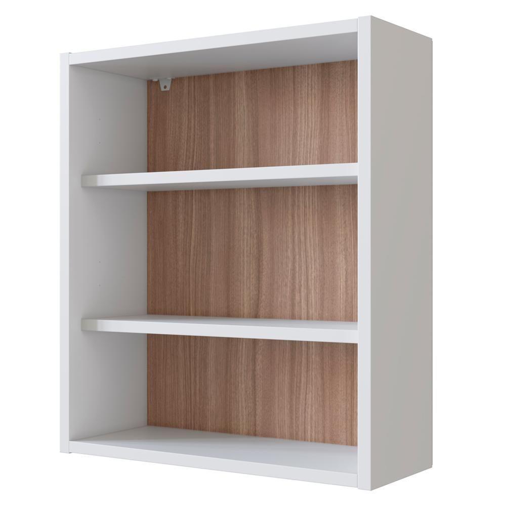 Gabinete E Armario Com Espelho Para Banheiro B95 Branco Montana Novam Branco Montana - 4