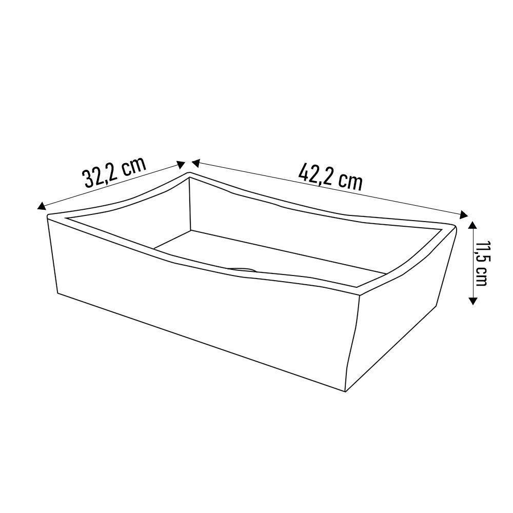 Gabinete De Banheiro Com Cuba E Espelheira Lizzi B02 Preto Fosco-naturalle - 3