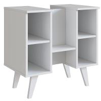 Gabinete Para Banheiro 01 Porta E 4 Nichos B86 Branco Novam Branco - 7