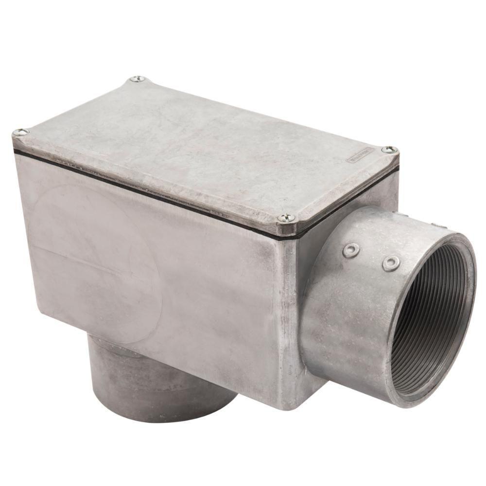 Condulete Fixo 3 Tipo Lb - Com Tampa - Rosca Bsp - Sem Pintura - 2