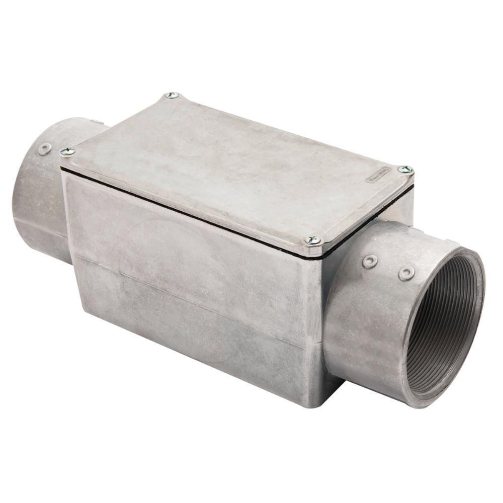 Condulete Fixo 3 Tipo C - Com Tampa - Rosca Bsp - Sem Pintura - 2