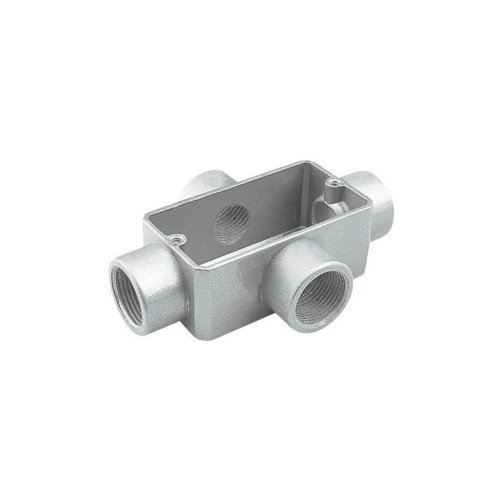 Condulete Fixo 1 Tipo X - Sem Tampa / Rosca Bsp / Com Pintura Eletrostática A Pó - 4