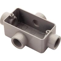 Condulete Fixo 1 Tipo X - Sem Tampa / Rosca Bsp / Com Pintura Eletrostática A Pó - 2