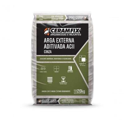 Argamassa Ceramicas Arga Externa Ac-ii Cinza 20kg - Ceramfix