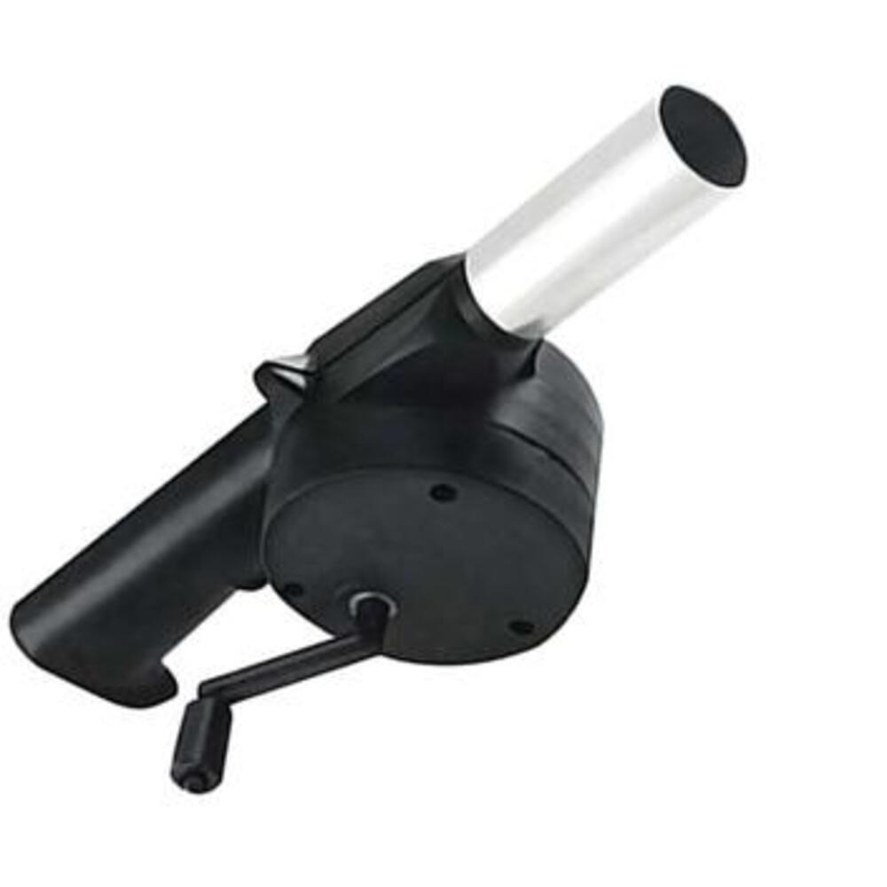 Soprador Acendedor De Churrasqueira Carvao Lareira Ventilador Manual Assoprador - 4