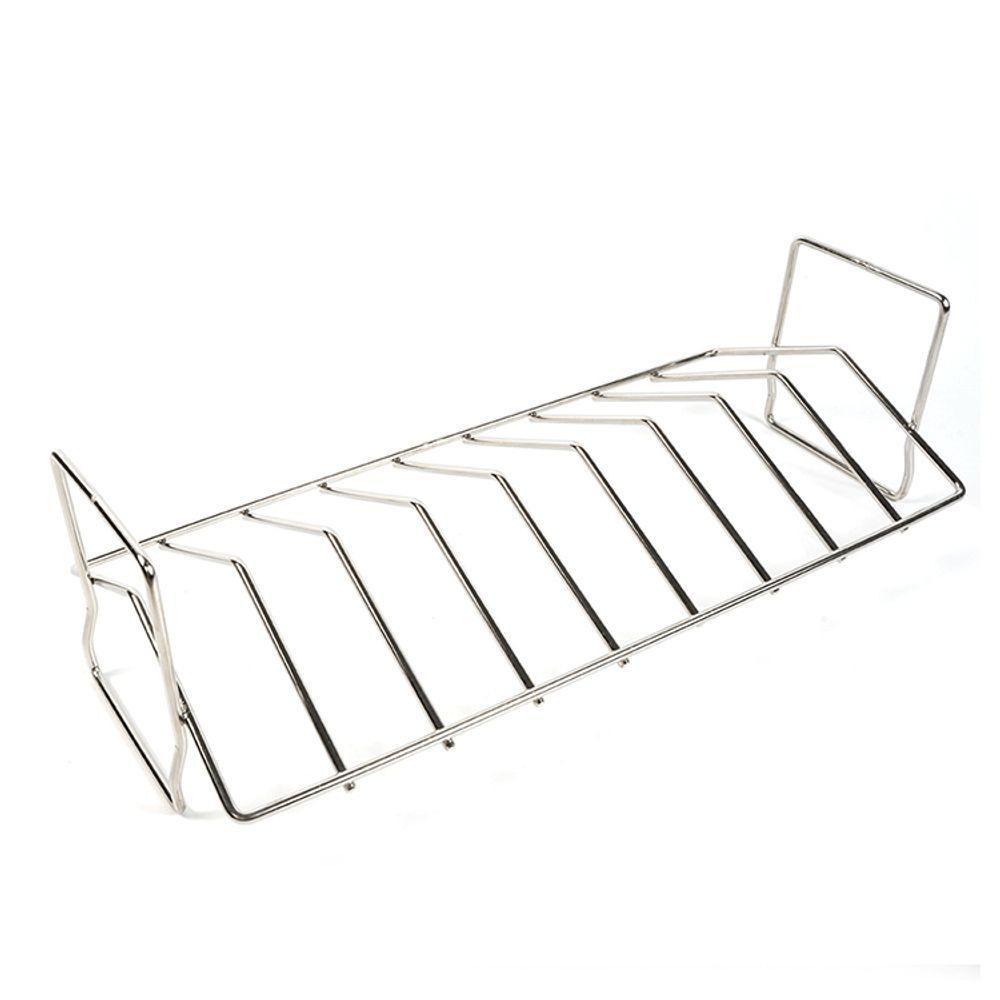 Suporte Para Assar E Servir Costelas Rasco - 41cm - Aço Inox Inox - 2