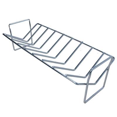 Suporte Para Assar E Servir Costelas Rasco - 27,5cm - Aço Inox Inox