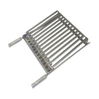 Grelha Parrilha Argentina Aço Inox Com Caixa Gordura 50x50cm - 1