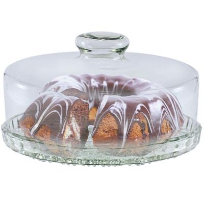 Boleira De Vidro Com Tampa 28X11 Cm - Colonial
