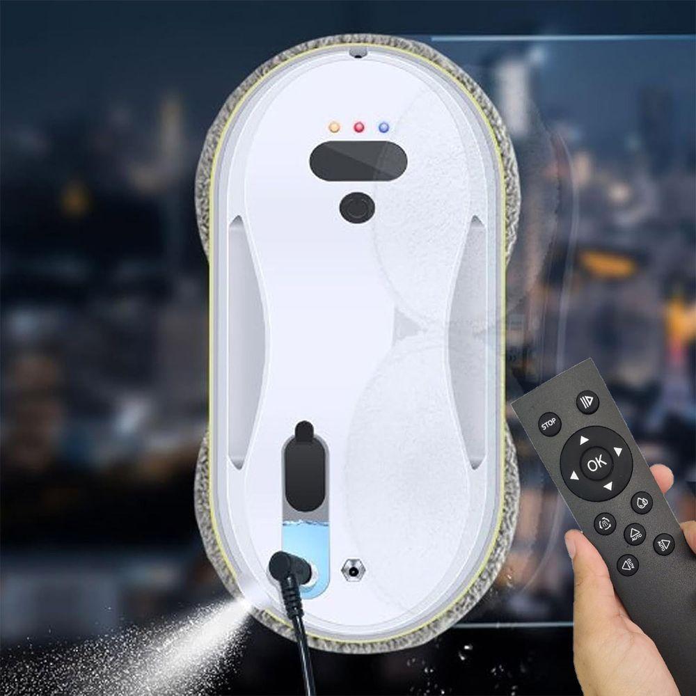 Robo Limpador Controle Reservatorio Limpador Inteligente Vidro Janela Box Espelho Vidraça Vitrine - 9