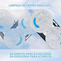 Robo Limpador Controle Reservatorio Limpador Inteligente Vidro Janela Box Espelho Vidraça Vitrine