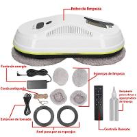 Robo Limpador Controle Reservatorio Limpador Inteligente Vidro Janela Box Espelho Vidraça Vitrine - 5