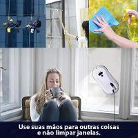 Robo Limpador Controle Reservatorio Limpador Inteligente Vidro Janela Box Espelho Vidraça Vitrine - 7