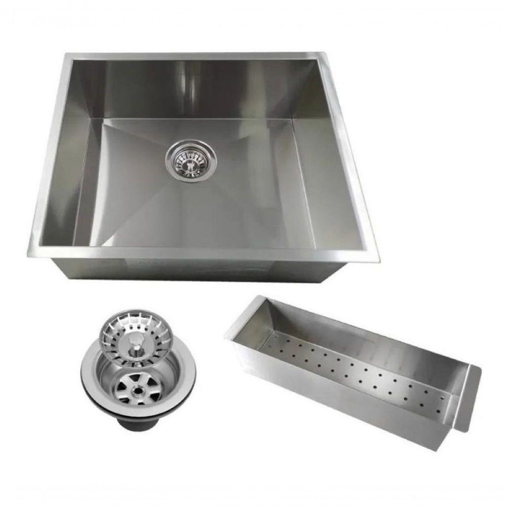 Cuba De Inox 60X40 Pia Embutida C/ Escorredor - 1