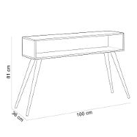 Kit Aparador Com Mesa De Centro Mônaco Pés Palito L03 Preto