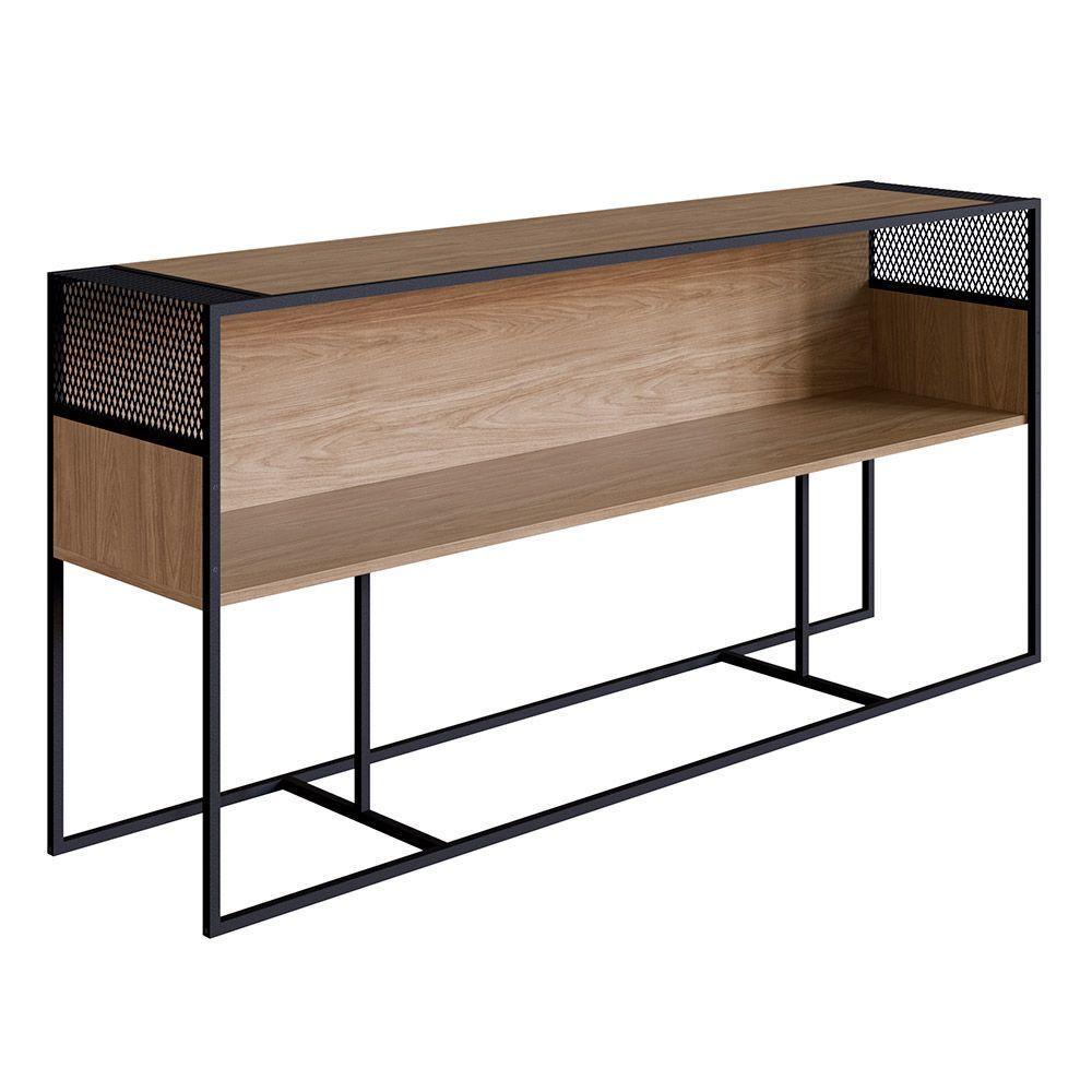 Aparador Com Nicho New Hanover E Preto 160 Cm - D'rossi - 1